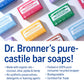 Dr. Bronner's - Pure-Castile Bar Soap (Tea Tree, 5 ounce) - Made with Organic Oils, For Face, Body, Hair and Dandruff, Gentle on Acne-Prone Skin, Biodegradable, Vegan, Non-GMO
