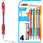 BIC Velocity Strong Lead Mechanical Pencils, With Colorful Barrel, Thick Point (0.9mm), 4-Count Pack Mechanical Pencils With Erasers
