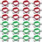 Augshy Jingle Bells, 24 Pcs Wrist Band Jingle Bells, 12 Musical Instruments Gift for Kids