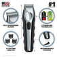 Buy now Wahl USA Lithium Ion Total Beard Trimmer for Men with 11 Guide Combs for Easy Trimming, Detailing, & Grooming – Model 9888 at indiglob india