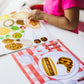 Buy now Melissa & Doug Sticker Pad - Make-a-Meal, 225+ Food Stickers at indiglob india
