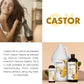 Castor Oil Pure Carrier Oil - Cold Pressed Castor Oil for Essential Oils Mixing Natural Skin Moisturizer Body & Face, Eyelash Caster Oil, Eyelashes Eyebrows Lash & Hair Growth Serum (4 oz)