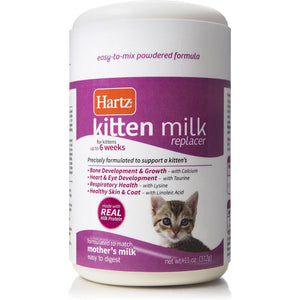 Hartz Powdered Kitten Milk Replacer Formula - 11Oz