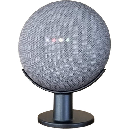Mount Genie Pedestal for Nest Mini (2nd Gen) and Google Home Mini (1st Gen) | Improves Sound and Appearance | Cleanest Mount Holder Stand for Mini (Charcoal)
