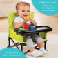 Buy now Summer by Bright Starts Pop 'N Sit Portable Booster Chair, Floor Seat, Indoor/Outdoor Use, Compact Fold, Green, 6 Mos - 3 Yrs at indiglob india