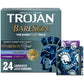 Trojan Bareskin Thin Premium Lubricated Condoms - 24 Count