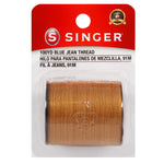 Buy now SINGER 67120 Blue Jean Thread, 100 Yards, Old Gold at indiglob india