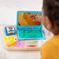 Buy now Melissa & Doug Wooden Work & Play Desktop Activity Board Infant and Toddler Sensory Toy - FSC-Certified at indiglob india