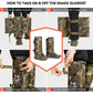 Snake Gaiters Snake Chaps, Waterproof Lower Legs Snake Guards, Snake Bite Protective Gaiters, Anti-Snake Gaiters for Men/Women, Adjustable Size for Hunting/Hiking/Farm Working