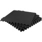 Buy now EVA Foam Mat Tiles 6-Pack - 24 SQ FT of Interlocking Padding for Garage, Playroom, or Gym Flooring - Workout Mat or Baby Playmat by Stalwart (Black) at indiglob india