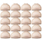 Teenitor Wig Caps, 20 Pack Stretchy Nylon Skin Tone Wig Application Caps for Women and Men - Brown
