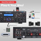 Buy now Pyle Wireless Bluetooth Power Amplifier System - 200W Dual Channel Sound Audio Stereo Receiver w/ USB, SD, AUX, MIC IN w/ Echo, Radio, LCD - For Home Theater Entertainment via RCA, Studio Use - PDA6BU at indiglob india