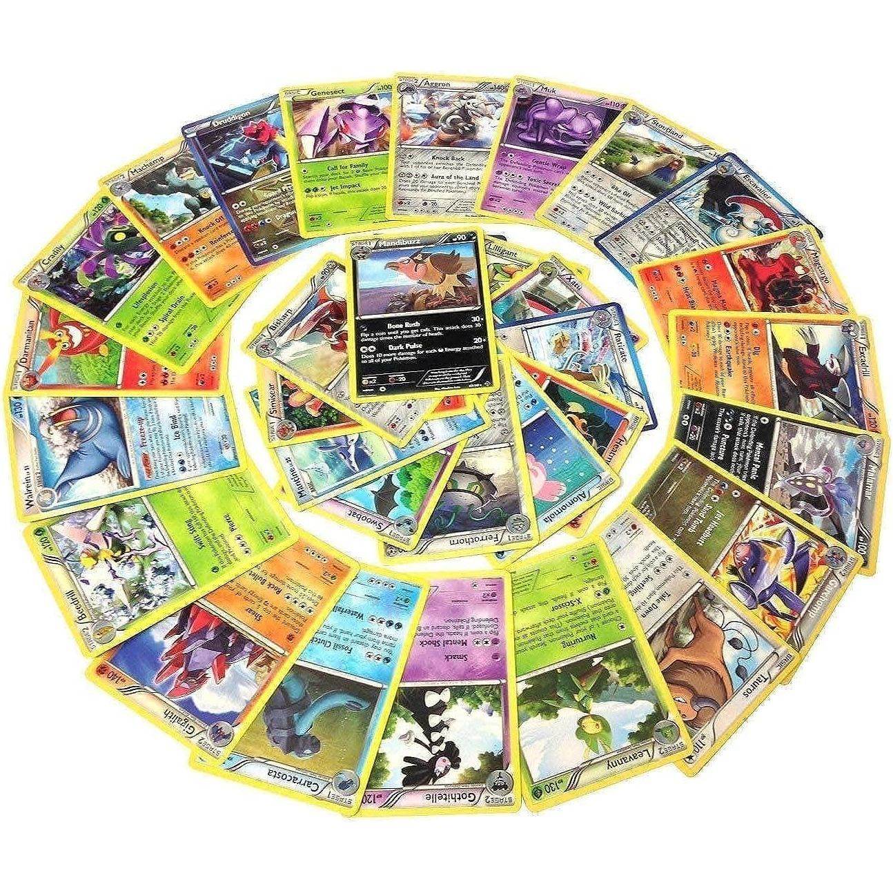 25 Rare Pokemon Cards with 100 HP or Higher (Assorted Lot with No Duplicates) (Original Version) - My Store