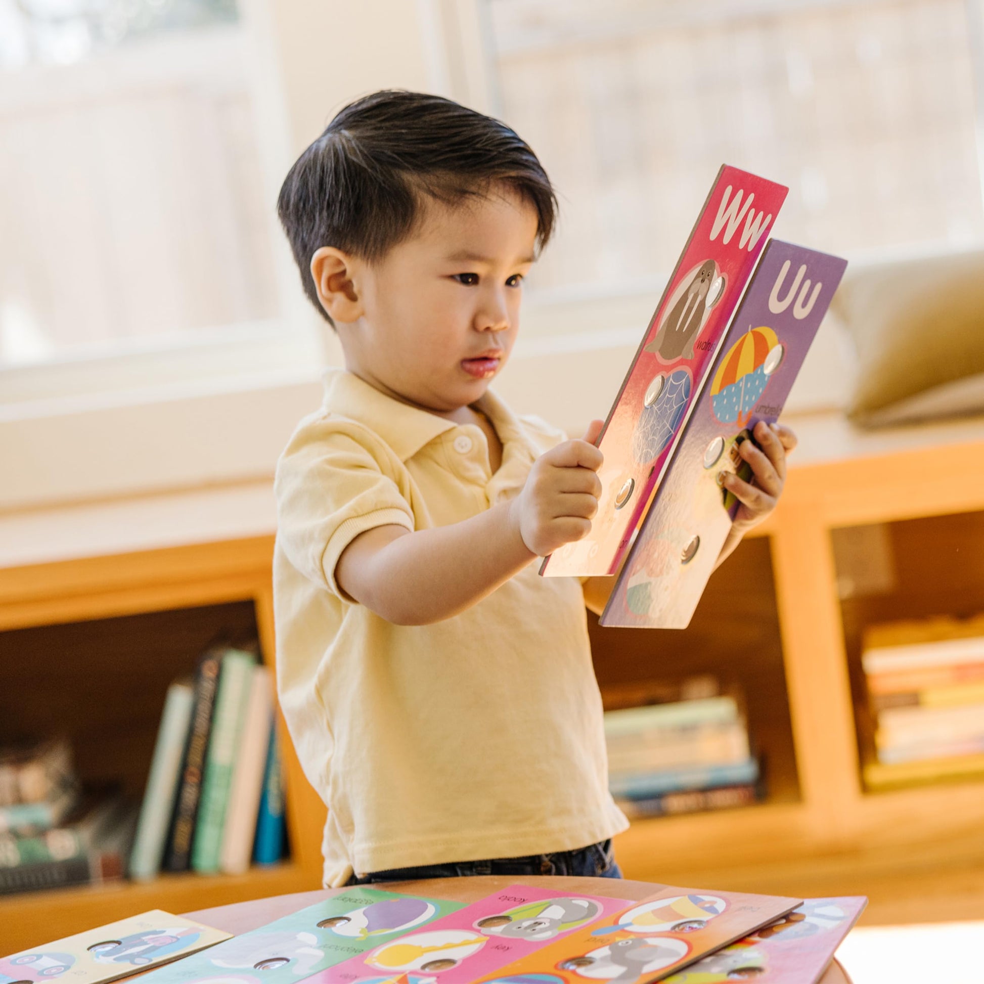 Buy now Melissa & Doug Poke-a-Dot! Alphabet Jumbo Learning Cards, 13 Double Sided Interactive ABC Flash Cards, Educational Activities for Toddlers and Preschoolers, Ages 1+ at indiglob india