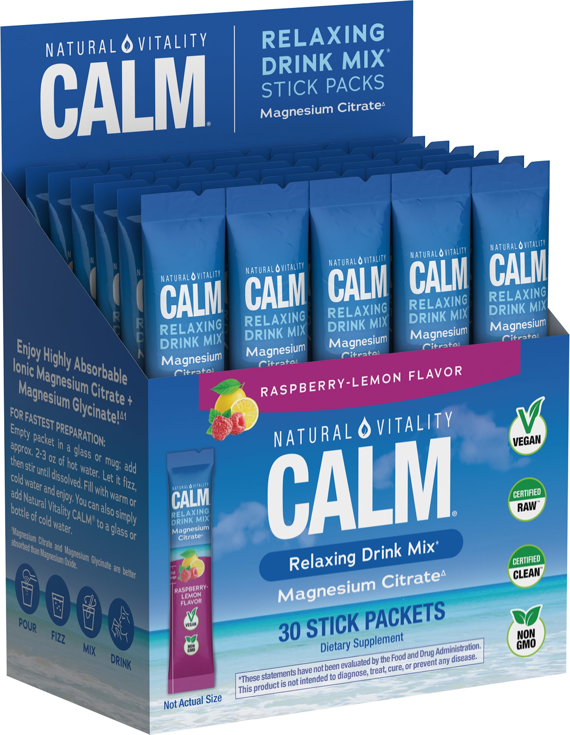 Buy now Natural Vitality Calm Magnesium 16 oz Powder | Relaxing Drink Mix | Cherry Flavored Supplement | 325mg Per Serving | Non-GMO, Gluten-Free & Vegan at indiglob india