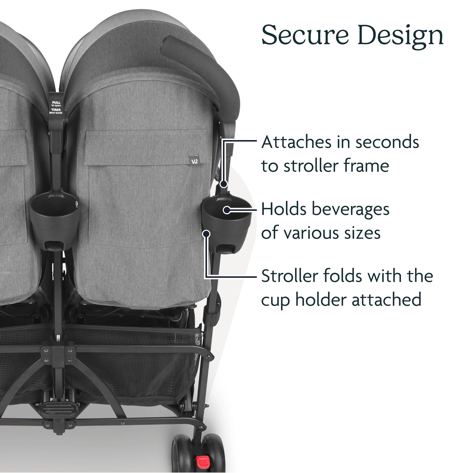 Buy now UPPAbaby Cup Holder (Only Fits G-Luxe (models 2013-2017), G-Link, and G-Link V2 strollers) at indiglob india