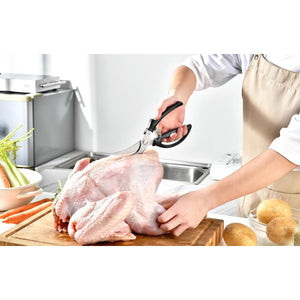 Heavy Duty Poultry Shears - Kitchen Scissors for Cutting Chicken, Poultry, Game, Meat - Chopping Vegetable - Spring Loaded