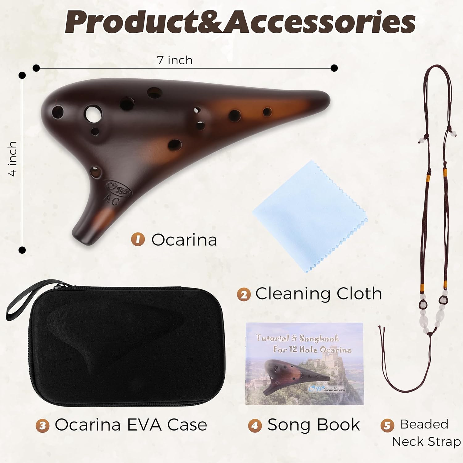 Buy now OcarinaWind 12 Hole Ocarina Classic Masterpiece Collectible, Alto C Ceramic Ocarina - Highly Recommended by Shop Owner (Forest Whisper) at indiglob india