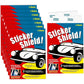 STICKER SHIELD - Windshield Sticker Applicator for Easy Application, Removal and Re-Application from Car to Car - 4 inch x 6 inch Sheets (2 Packs (4 Sheets Total))