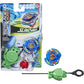 Beyblade Burst Rise Slingshock Crystal Dranzer F Starter Pack - Right-Spin Battling Top Toy and Right/Left-Spin Launcher, Ages 8 and Up
