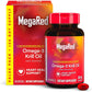 MegaRed - Omega-3 Krill Oil 350mg Softgels (130 Count in A Bottle), EPA & DHA Omega-3 Fatty Acids with No Fishy Aftertaste Unlike Fish Oil, Contains Antioxidant Astaxanthin