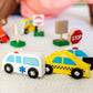 Buy now Melissa & Doug Wooden Vehicles and Traffic Signs with 6 Cars and 9 Signs at indiglob india