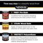 1/2 pt Minwax 13407 Clear Pre-Stain Wood Conditioner, 1/2 Pint