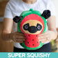 Buy now Squishmallow Original 8 Inch Prince The Watermelon Pug Dog - Official Jazwares Plush - Soft, Cuddly Collectible Puppy Fruit Stuffed Animal Toy - 2026 Limited Edition - Gift for Boys, Girls, & Kids at indiglob india