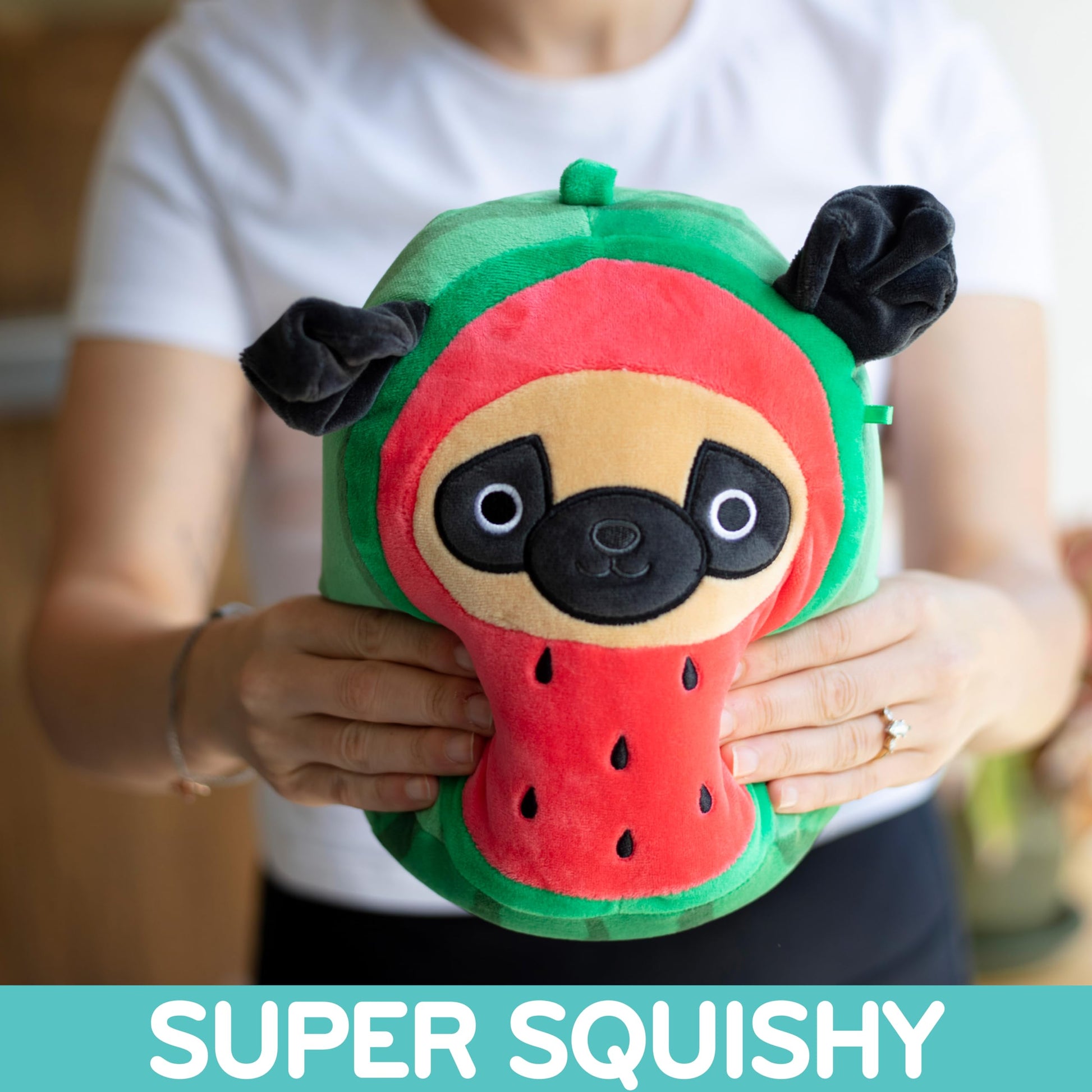 Buy now Squishmallow Original 8 Inch Prince The Watermelon Pug Dog - Official Jazwares Plush - Soft, Cuddly Collectible Puppy Fruit Stuffed Animal Toy - 2026 Limited Edition - Gift for Boys, Girls, & Kids at indiglob india