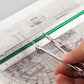 Mr. Pen Architectural Scale Ruler, 12 Inch, White, Contractor's Scaling Ruler, Drawing & Drafting Tool
