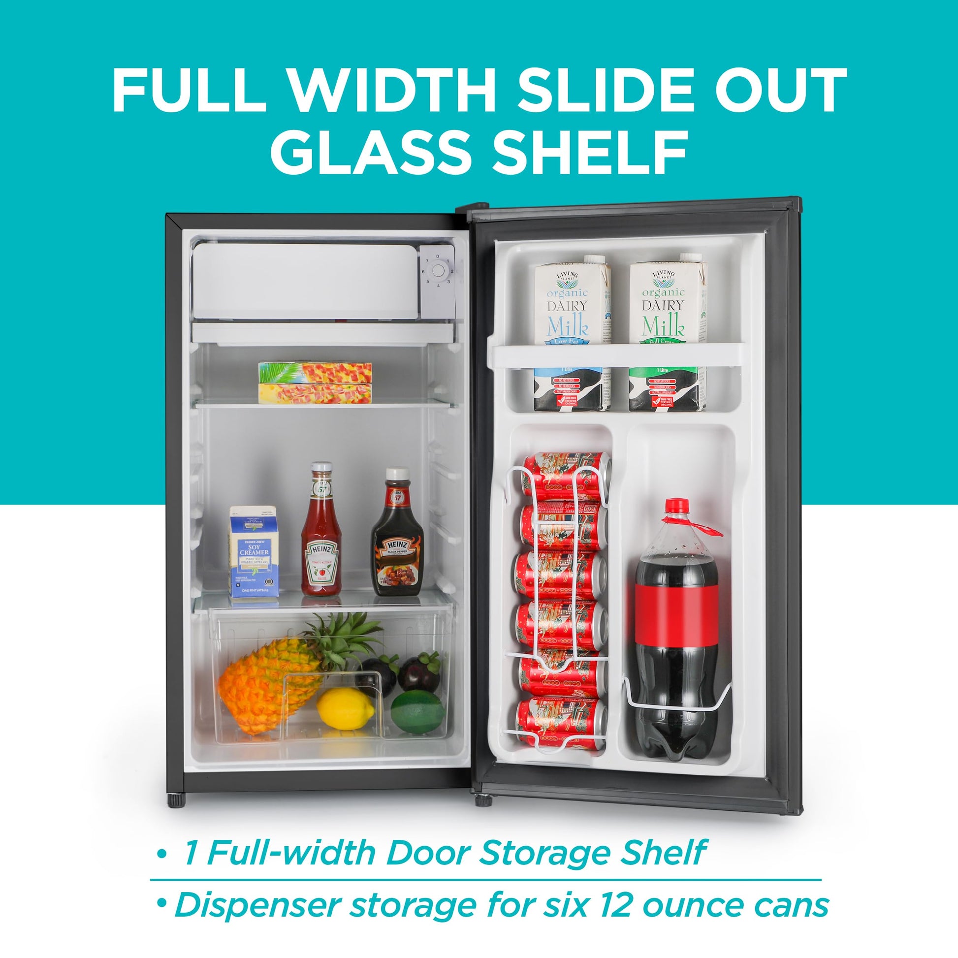 Buy now BLACK+DECKER 3.2 Cu. Ft. Compact Refrigerator, ENERGY STAR Certified Small Refrigerator, Single Door Mini Fridge with Chiller Compartment, Personal Fridge for Home or Dorm Room, BCRK32B, Black at indiglob india