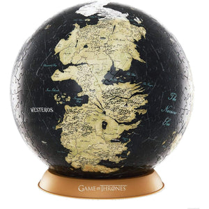 4D Cityscape Game of Thrones (GoT) 3D Westeros and Essos Globe Puzzle, 3-inch