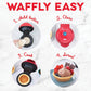 Dash Mini Waffle Bowl Maker for Breakfast, Burrito Bowls, Ice Cream and Other Sweet Desserts, Recipe Guide Included - Red