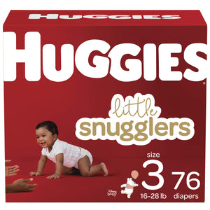 Buy now Baby Diapers Size 3, 76 Ct, Huggies Little Snugglers at indiglob india