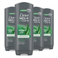 DOVE MEN + CARE Body and Face Wash Purifying Charcoal + Clay Body Wash for Men with 24-Hour Nourishing Micromoisture Technology 18 oz