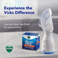 Vicks Sinus Inhaler - Non-Medicated Steam Relief for Allergies, Congestion, Cough & Colds, Vocal Steamer, Soothes Nasal & Throat Passages, Works with VapoPads (1 Included)
