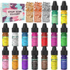 Epoxy Resin Pigment - 16 Colors Translucent Resin Colorant, Highly Concentrated Resin Dye for DIY Jewelry Making, AB Resin Coloring - 10ml - Multicolor