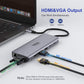 Buy now USB C Docking Station Dual Monitor,USB C Dual Monitor 2 HDMI Adapter,Triple Display 4K HDMI&VGA,10Gbps Data Transfer,14 in 1-3USB3.0&2USB2.0,Gigabit Ethernet,100W PD,SD/TF Card Reader,3.5mm Audio at indiglob india