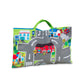 Buy now Melissa & Doug Take-Along Town Play Mat (19.25 x 14.25 inches) with 9 Soft Vehicles at indiglob india