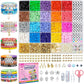 LZOUOWO 5300 Clay Beads Bracelet Making Aesthetic Kit, Polymer Heishi Preppy Letter Beads for Friendship Bracelet, Pearl Disc Beads Charms for Jewelry Making, DIY Creative Gift for Girls 8-12 Teens