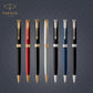 PARKER Sonnet Ballpoint Pen, Stainless Steel with Gold Trim, Medium Point Black Ink (1931507)