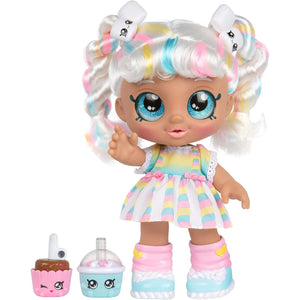 Kindi Kids Snack Time Friends - Pre-School Play Doll, Marsha Mello - for Ages 3+ | Changeable Clothes and Removable Shoes - Fun Play, for Imaginative Kids
