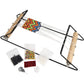 The Beadsmith Metal Bead Loom Kit, Includes Loom (12.5" x 2.5" x 3"), Thread, Needles, and 18 Grams Glass Beads for Bracelets, Necklaces, Belts, and More