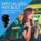 Buy now IMPRESA 2-Pack Hex Bolts for Olympic Bars/Olympic Bar Replacement Bolt at indiglob india