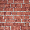 Cohoo Home Brick Wallpaper Peel and Stick Contact Paper 120inL 18inW Faux 3D Brick Contact Paper for Walls White Gray Grey Self Adhesive Removable Wallpaper Backsplash Bedroom Wall Sticky Waterproof - Red