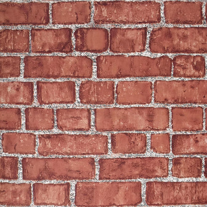 Cohoo Home Brick Wallpaper Peel and Stick Contact Paper 120inL 18inW Faux 3D Brick Contact Paper for Walls White Gray Grey Self Adhesive Removable Wallpaper Backsplash Bedroom Wall Sticky Waterproof