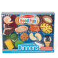 Buy now Melissa & Doug Fun Food Combine & Dine Durable Play Food for Toddlers Boys and Girls at indiglob india