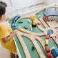 Buy now Melissa & Doug Wooden Railway Set, 130 Pieces at indiglob india