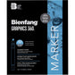 Bienfang Graphics 360 Marker Paper Pad, Non-Bleeding, Semi-Transparent, Artist Drawing Sketchbook, for Layouts 11x14 Inch, 50 Sheets