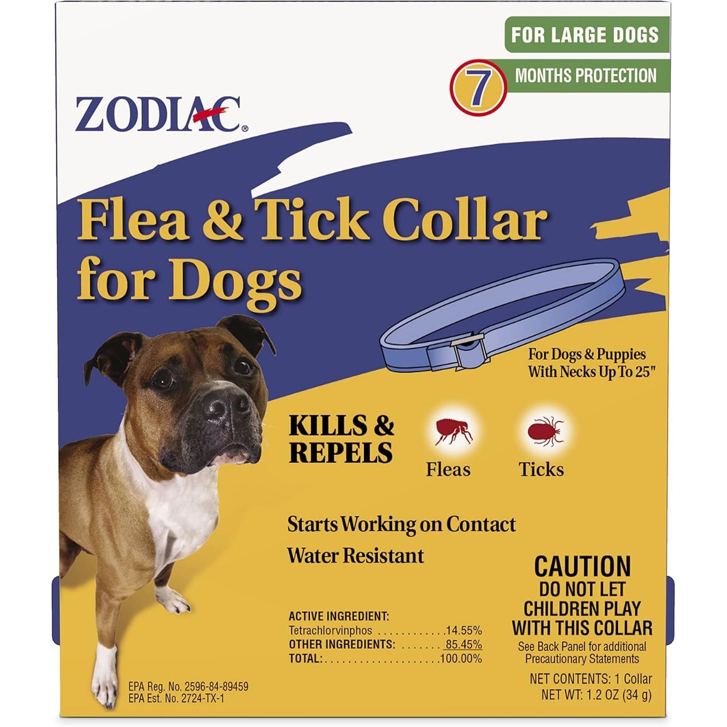 Zodiac Flea and Tick Collar for Large Dogs